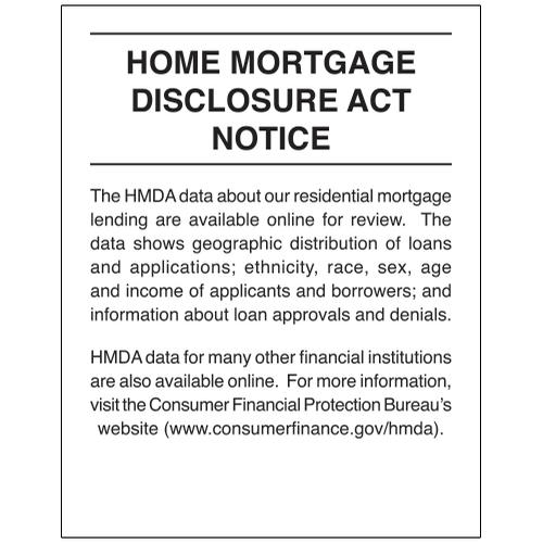 Equal Housing Lender Notice